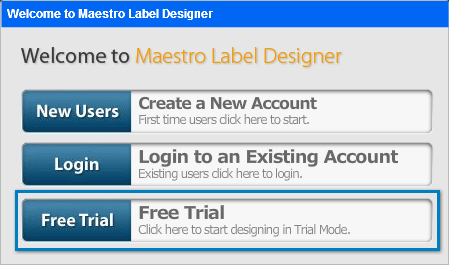Try Maestro Label Designer for free, with no obligations.
