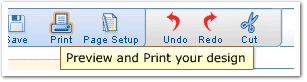 In Maestro Label Designer, select the "Print" icon in the File Toolbar.