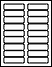 3.4375" x 0.9375" Nursery & Daycare Labels