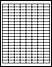 1.0" x .5" Rectangle Labels with Squared Corners