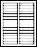 3.4375" X 0.667" Nursery & Daycare Labels