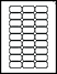 1.875" x .9375" Rectangle Labels with Rounded Corners