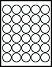1.5" Circle Labels Nursery & Daycare Labels