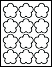 2.4565" x 2.3962" Specialty Label Shapes