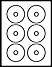 3" Mini CD Label DVD Labels