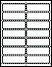 3.875" x 1.214" Rectangle Labels with Rounded Corners