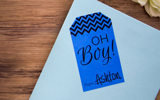 True blue labels in use